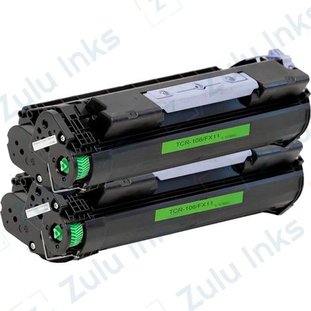 2 x Compatible Canon FX-11 Black Toner Cartridges (1153B001AA)