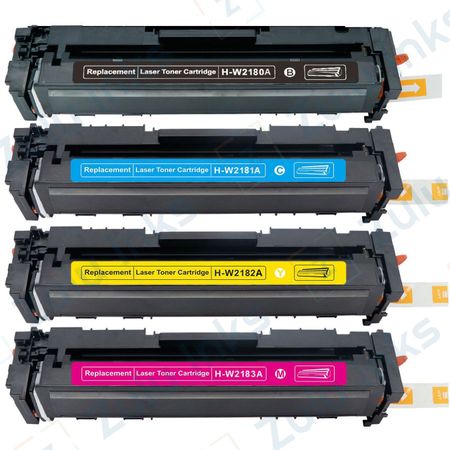 Set of 4 Compatible Brother 218A Laser Toner