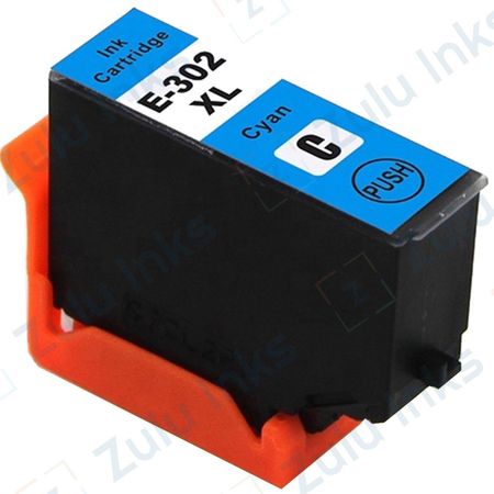 Compatible Epson 302XL Cyan High Yield Ink Cartridge (T302XL220)