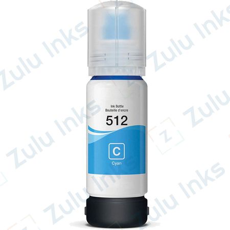 Compatible Epson T512 Cyan Ink Bottle (T512220-S)