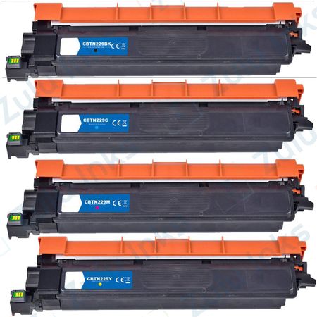 Set of 4 Compatible Brother TN229 Laser Toner Cartridges