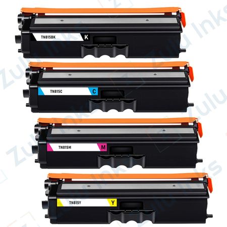 Set of 4 Compatible Brother TN815 Super High Yield Laser Toner