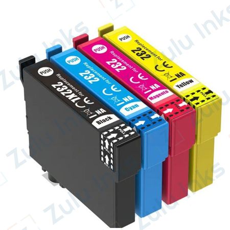 Set of 4 Compatible Epson 232 XL High Yield Ink Cartridges