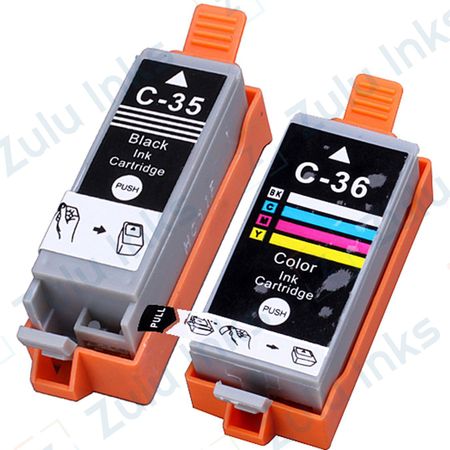 Compatible 2 Pack Canon PGI-35 & CLI-36 Ink Cartridges