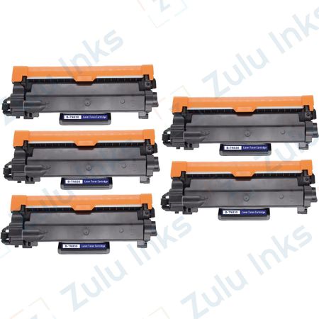 Set of 5 Compatible Brother TN830 Laser Toner Cartridge