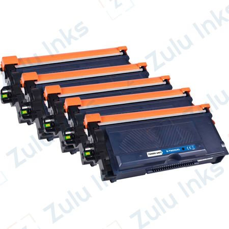 Set of 5 Compatible Brother TN920 XL High Yield Laser Toner Cartridge