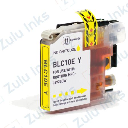 Compatible Brother LC10EY Yellow High Yield Ink Cartridge