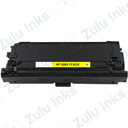 Compatible HP 508X Yellow High Yield Toner Cartridge (CF362X)