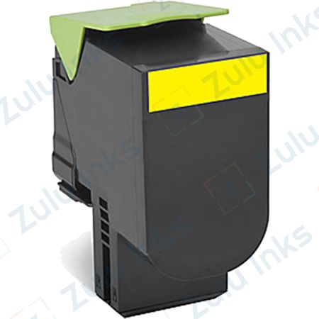 Compatible Lexmark CX310 / CX410 / CX510 Yellow Toner Cartridge (80C1SY0)