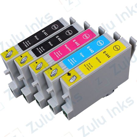 Set of 5 Compatible Epson 44 Ink Cartridges