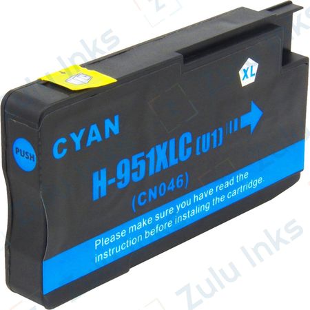 Compatible HP 951XL Cyan High Yield Ink Cartridge (CN046AN)