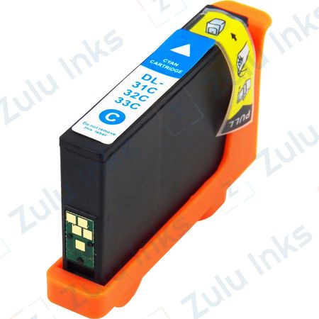 Compatible Dell Series 33/34 Cyan Extra High Yield Ink Cartridge (331-7378 / 8DNKH)