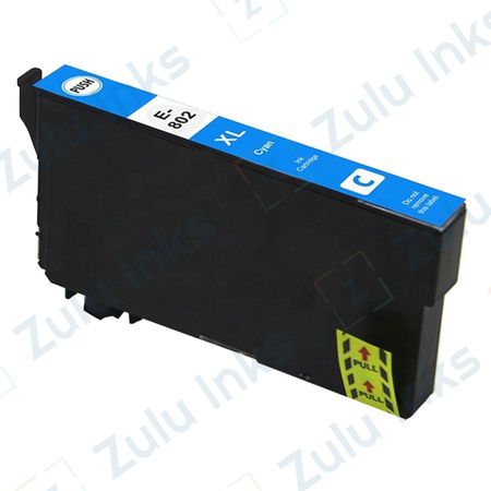 Compatible Epson 802XL Cyan High Yield Ink Cartridge (T802XL220)