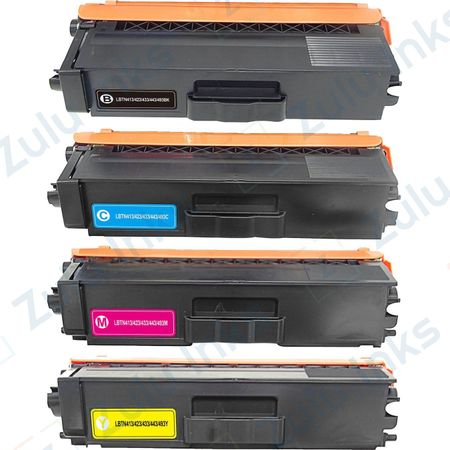 Set of 4 Compatible Brother TN-433 High Yield Toner Cartridges