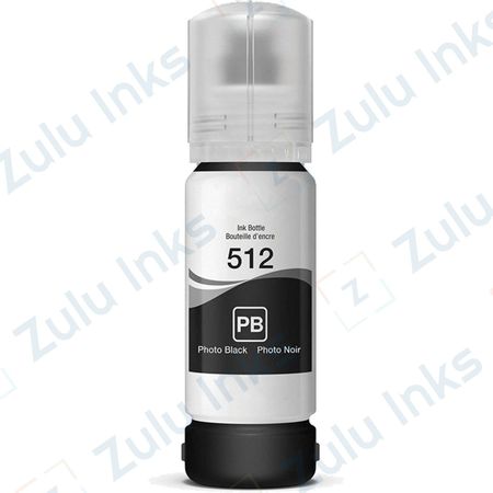 Compatible Epson T512 Photo Black Ink Bottle (T512120-S)