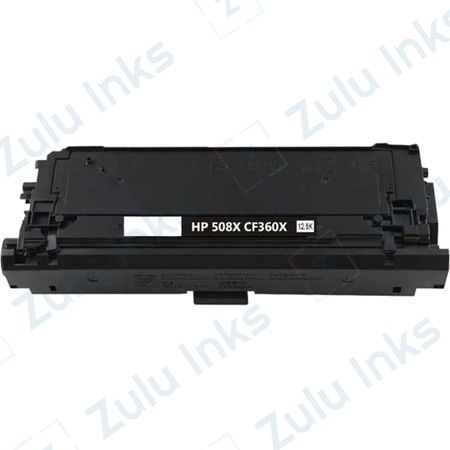 Compatible HP 508X Black High Yield Toner Cartridge (CF360X)