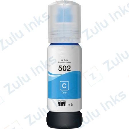 Compatible Epson T502 Cyan Ink Bottle (T502220-S)