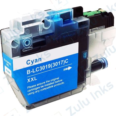 Compatible Brother LC-3019C Cyan Extra High Yield Ink Cartridge