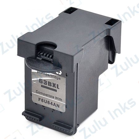 Compatible HP 63XL Black High Yield Ink Cartridge (F6U64AN)