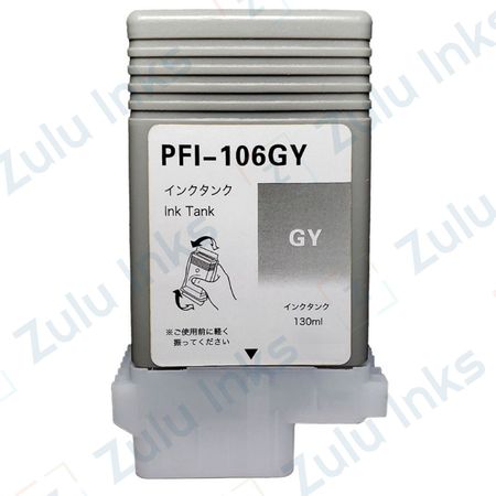 Compatible Canon PFI-106GY Gray Ink Cartridge