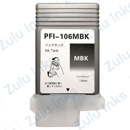 Compatible Canon PFI-106MBK Matte Black Ink Cartridge