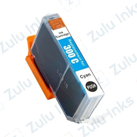 Compatible Canon PFI-300C Cyan Ink Cartridge