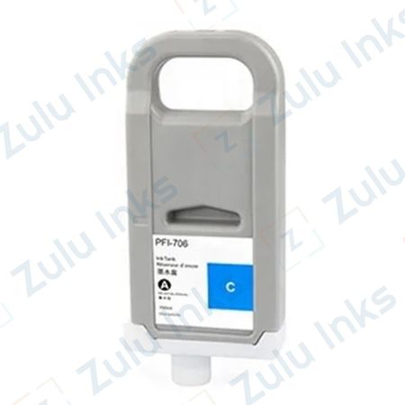 Compatible Canon PFI-706C Cyan Ink Cartridge