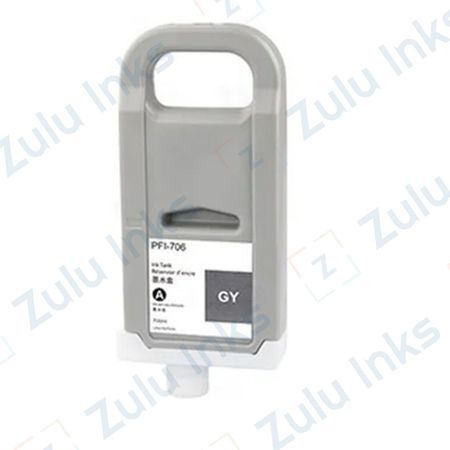 Compatible Canon PFI-706GY Gray Ink Cartridge