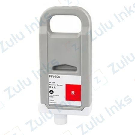 Compatible Canon PFI-706R Red Ink Cartridge