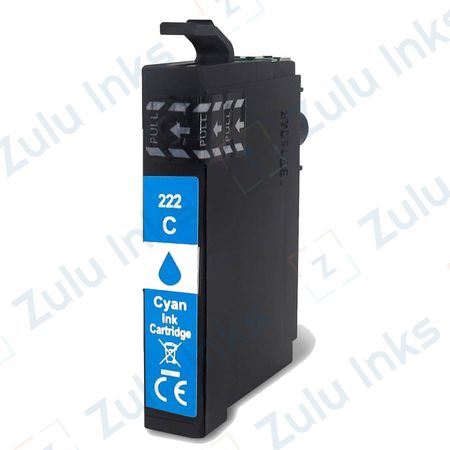 Compatible Epson 222 Cyan Ink Cartridge (T222220-S)