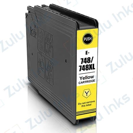 Compatible Epson T748 XL Yellow High Yield Ink Cartridge (T748XL420)