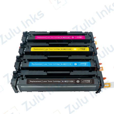 Set of 4 Compatible HP 206X High Yield Laser Toner