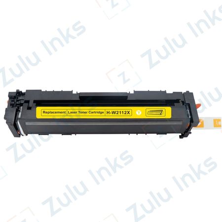 Compatible HP 206X Yellow High Yield Laser Toner Cartridge (W2112X)