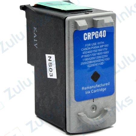 Compatible Canon PG-40 Pigment Black Ink Cartridge