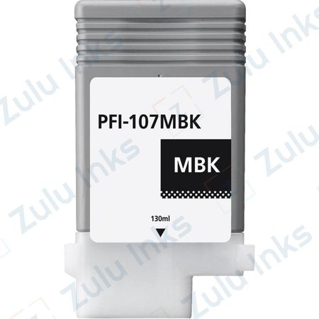 Compatible Canon PFI-107MBK Matte Black Ink Cartridge (6704B001)