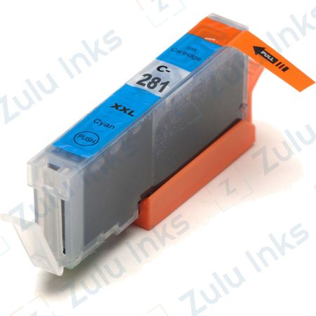 Compatible Canon CLI-281XXL Cyan Extra High Yield Ink Cartridge (1980C001)