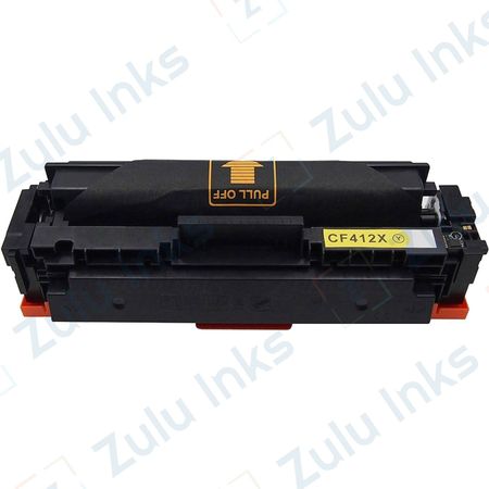 Compatible HP 410X Yellow High Yield Toner Cartridge (CF412X)